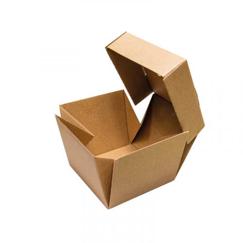 Burger Faltbox Kraftkarton braun 14,0x 14,0 x 12,0cm Restposten!